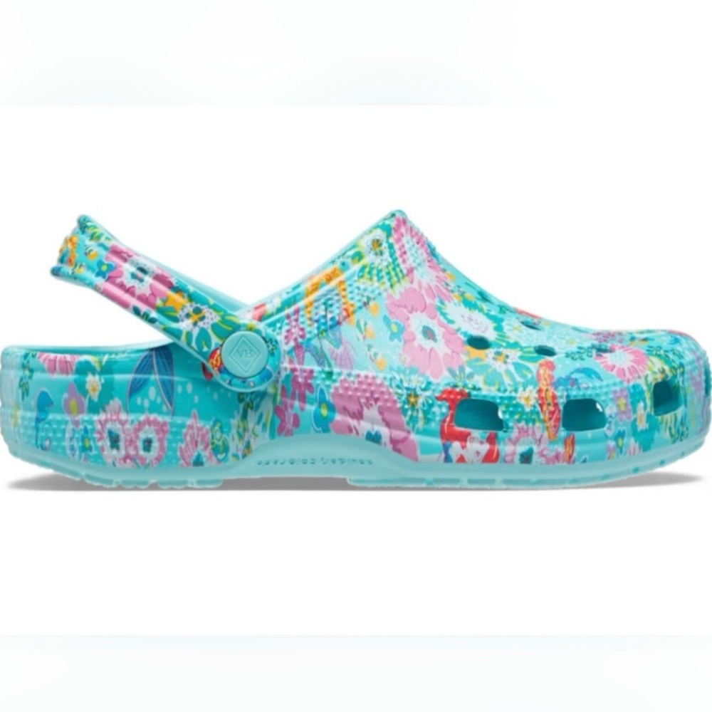 New limited edition Disney the little mermaid crocs W6. NWT - Picture 2 of 2